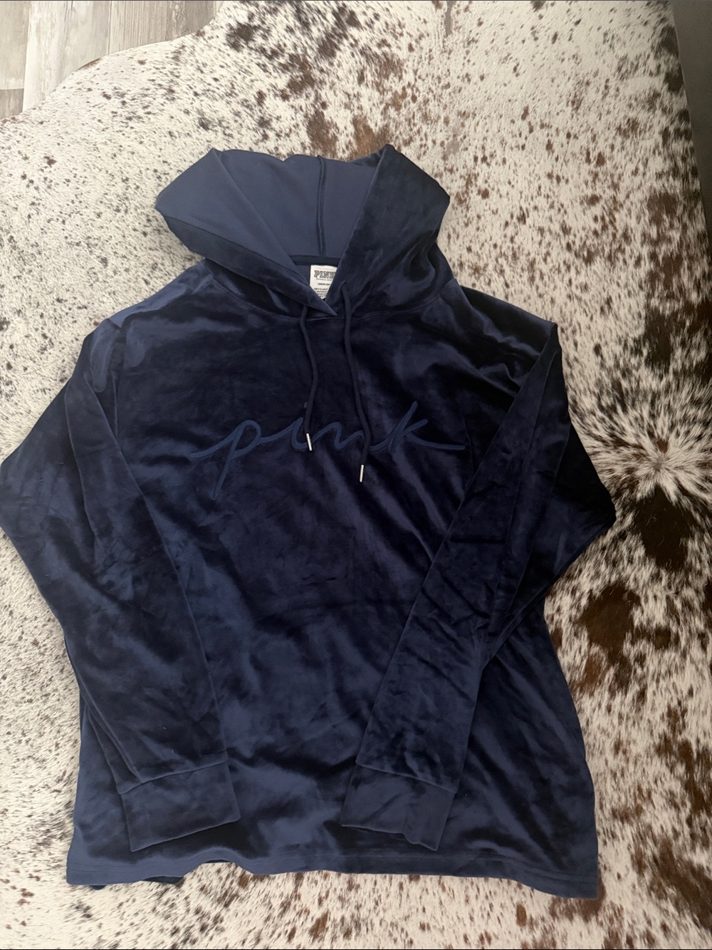 Women’s Pink Velour Hoodie